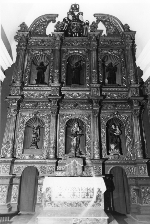 altare maggiore - ambito sardo (prima metà sec. XVIII)