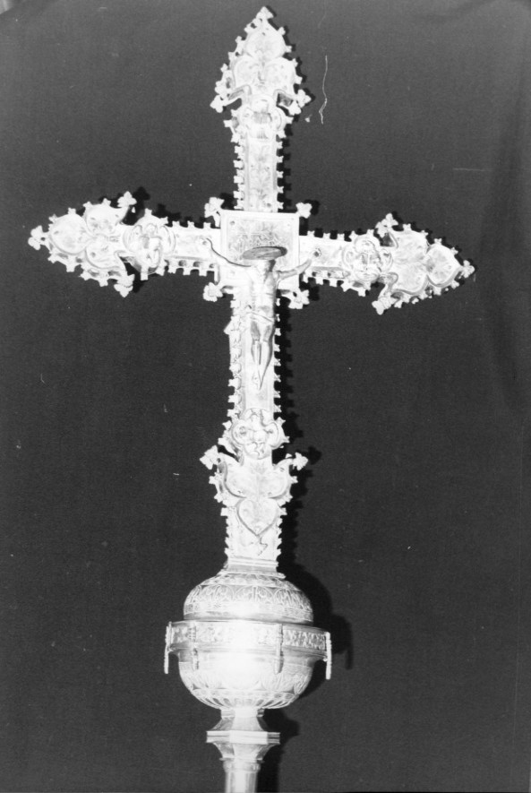 croce processionale - bottega sarda (sec. XVI)