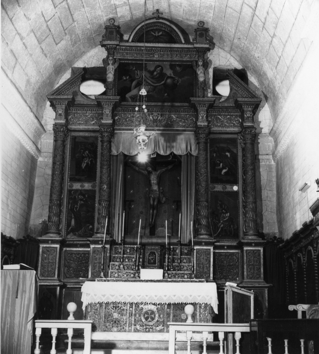 altare maggiore - bottega sarda (sec. XVIII)