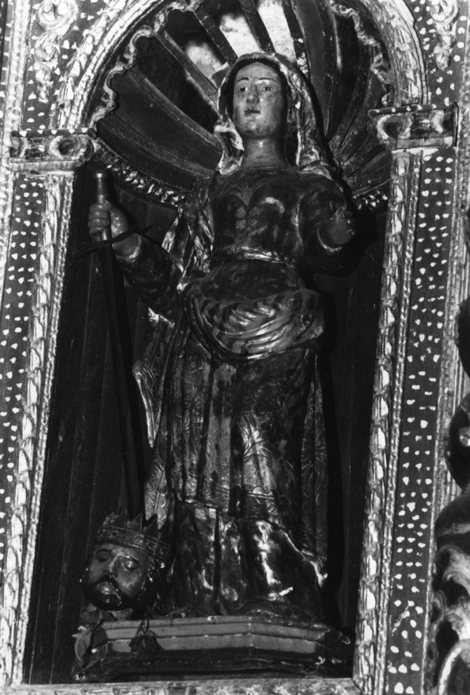 Santa Caterina d'Alessandria (scultura) - bottega sarda (sec. XVIII)