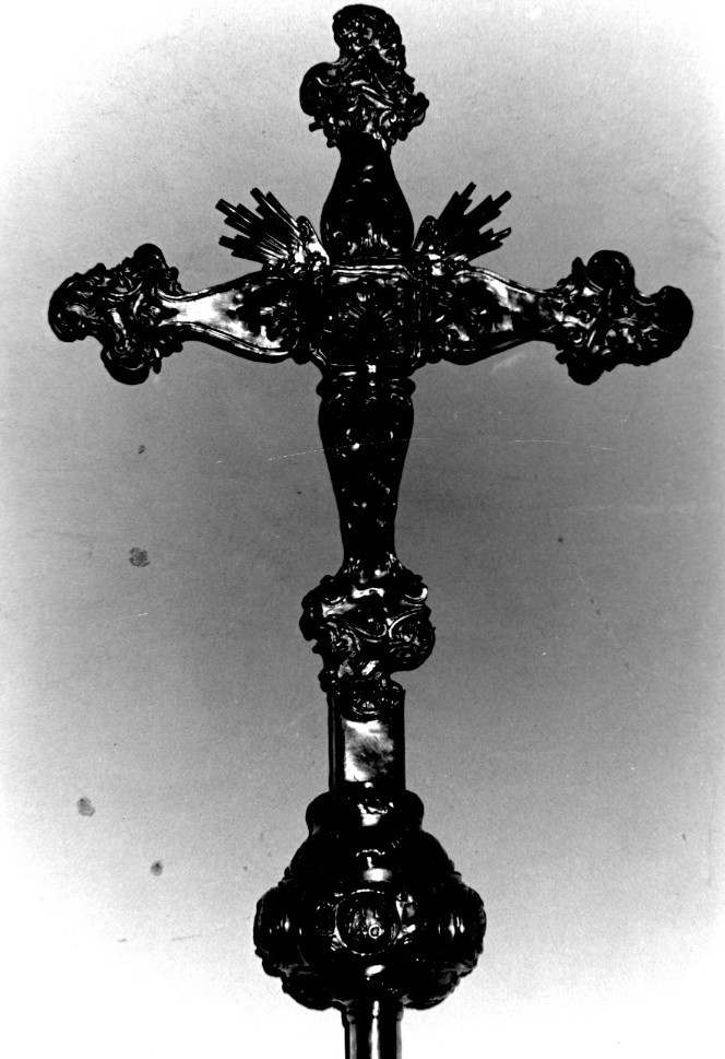 croce processionale di Alfano Raffaele (attribuito) (sec. XIX)