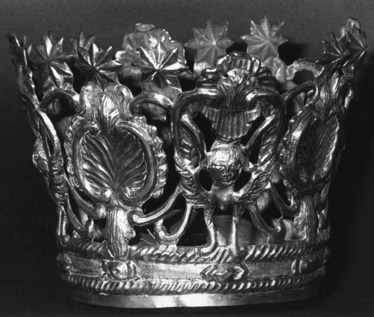 corona da statua - bottega sarda (metà sec. XVIII)