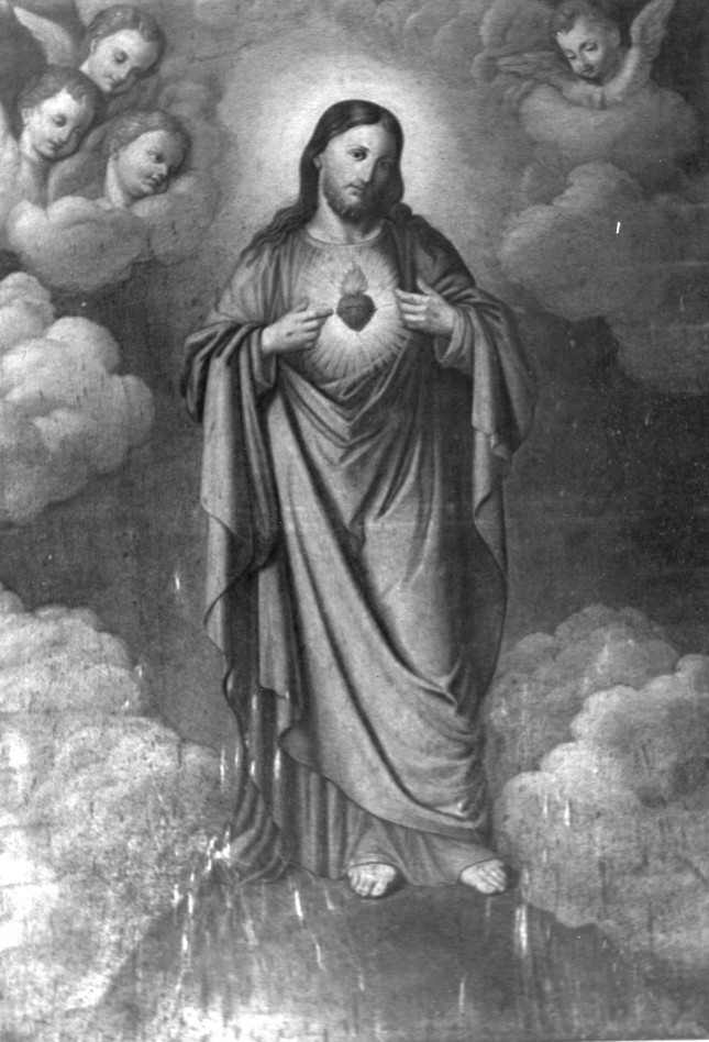 Sacro Cuore di Gesù (dipinto) - ambito sardo (fine sec. XIX)
