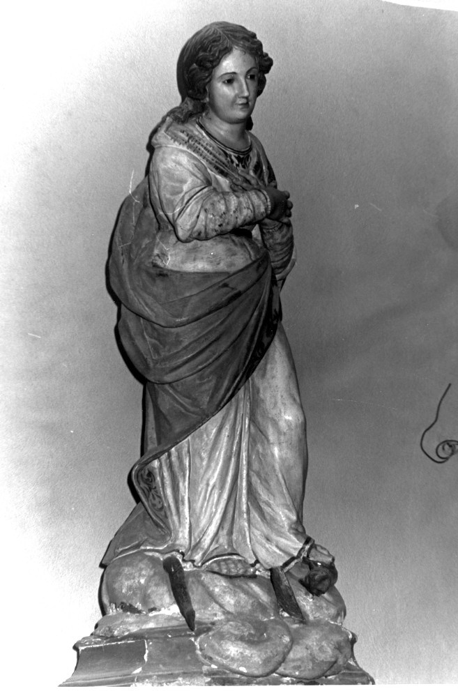 Madonna Immacolata (scultura) - bottega napoletana (seconda metà sec. XVIII)