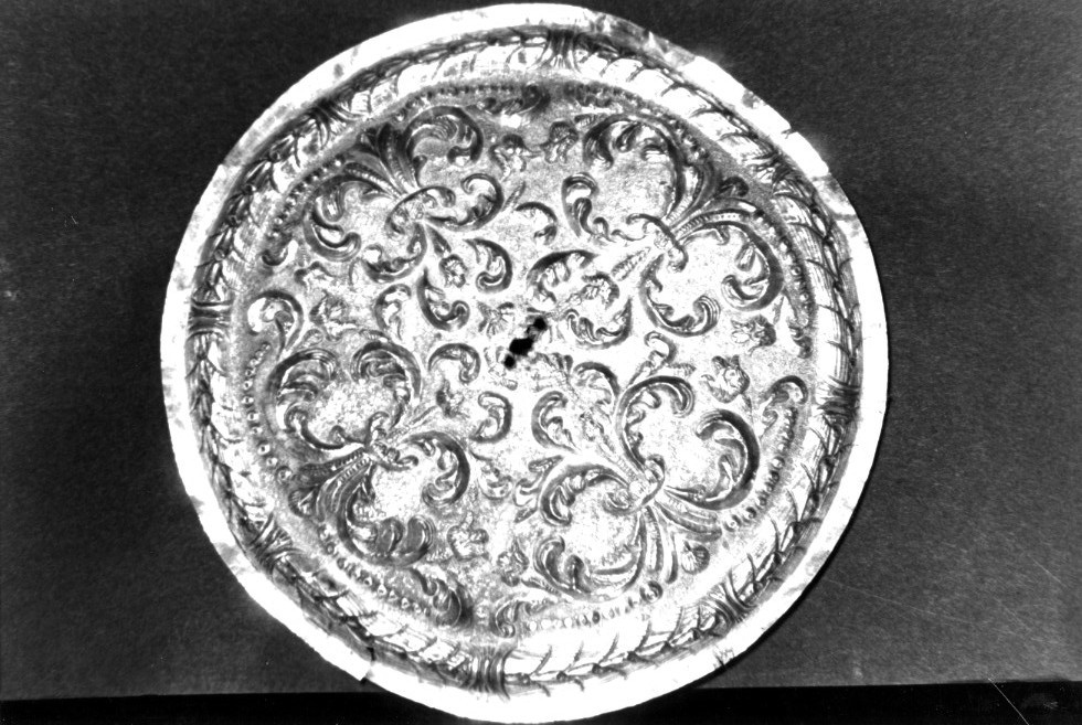 aureola di immagine sacra - bottega sarda (fine sec. XIX)