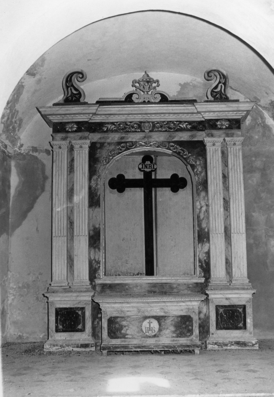 altare - bottega sarda (fine sec. XVIII)