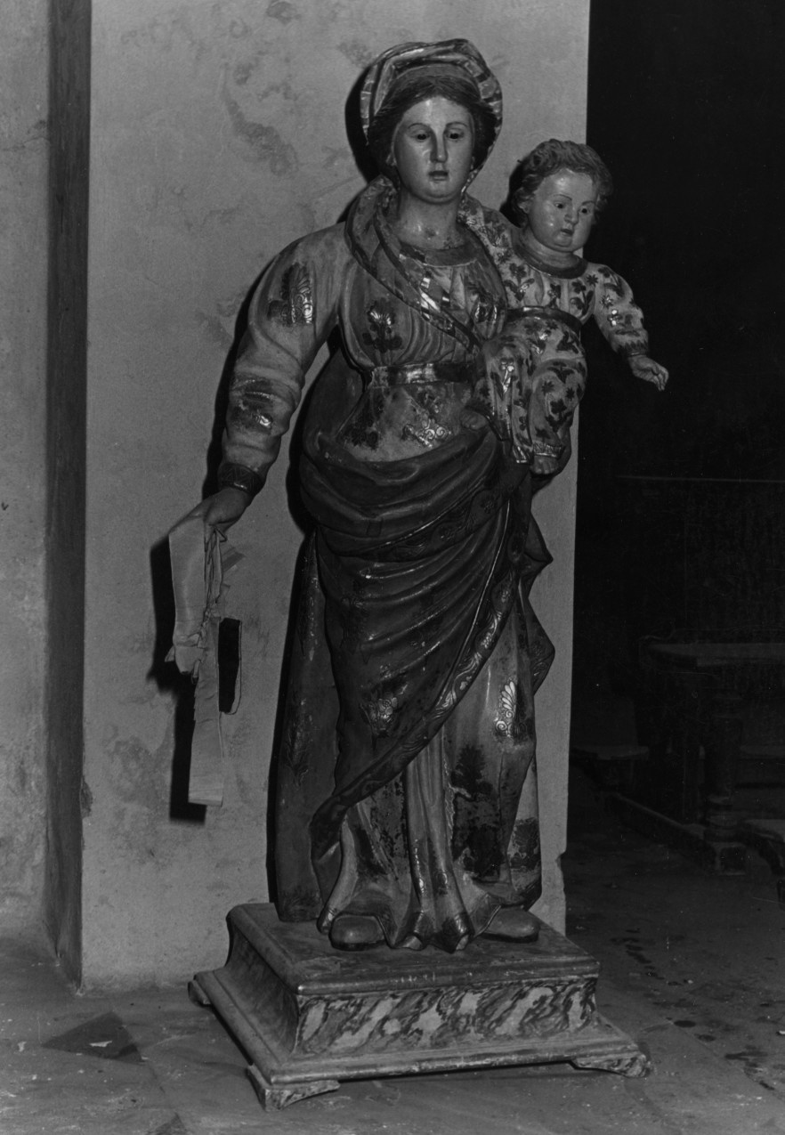 Madonna del Carmelo (scultura) - bottega napoletana (inizio sec. XVIII)