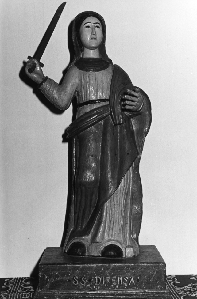 Madonna della Difesa (scultura) - bottega sarda (sec. XVIII)