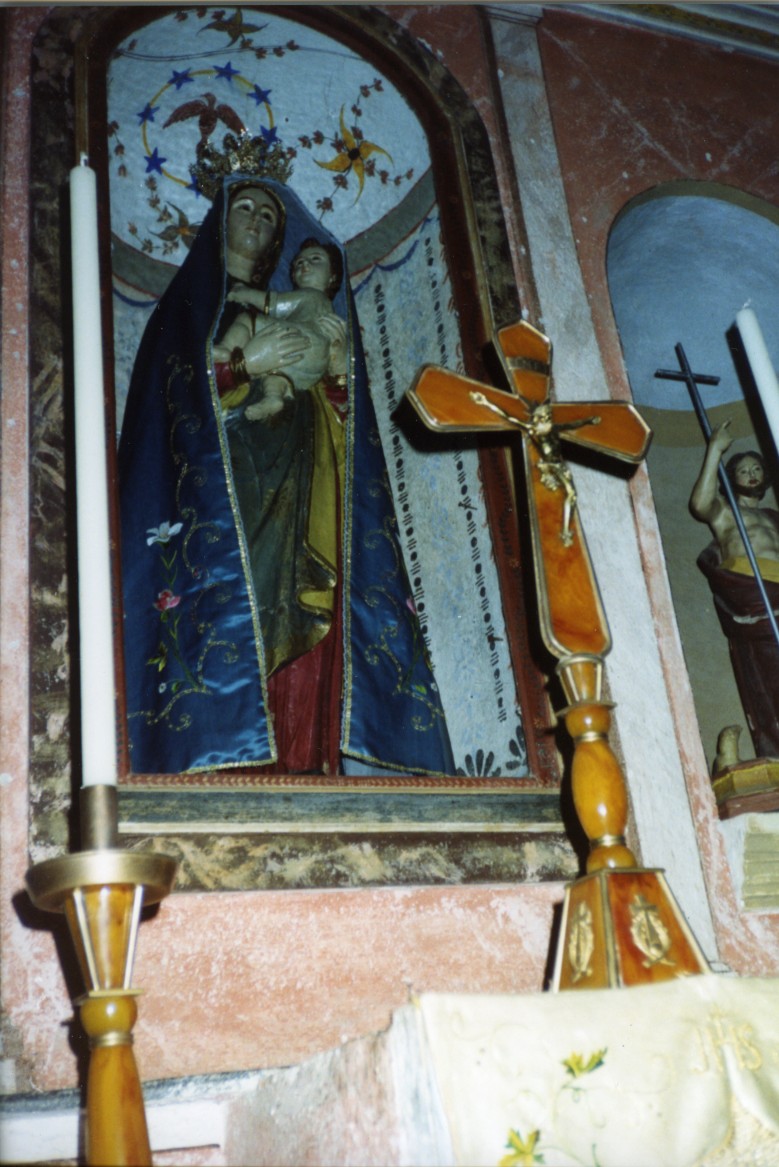 Madonna del Rimedio, Madonna con Bambino (scultura) - bottega sarda (sec. XVIII)