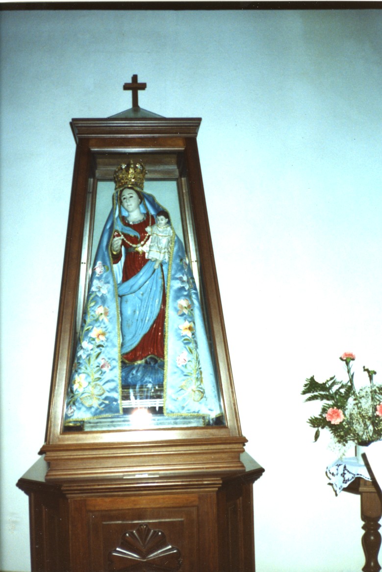 Madonna del Rimedio, Madonna con Bambino (scultura) - bottega sarda (secc. XVIII/ XIX)