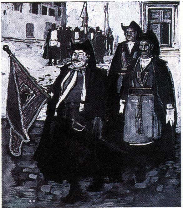 Obriere (dipinto) di Biasi Giuseppe (secondo quarto sec. XX)
