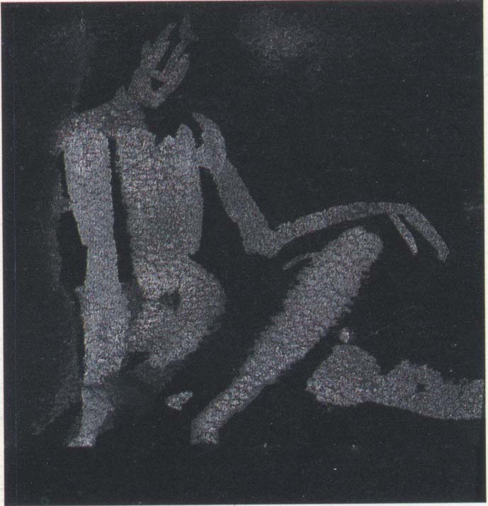 Figura seduta - Studio (dipinto) di Biasi Giuseppe (secondo quarto sec. XX)