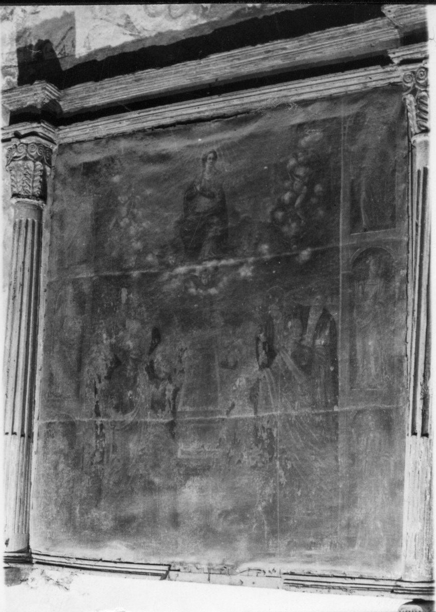 Madonna Assunta con angeli (dipinto) di Gorini Baccio (attribuito) (primo quarto sec. XVII)