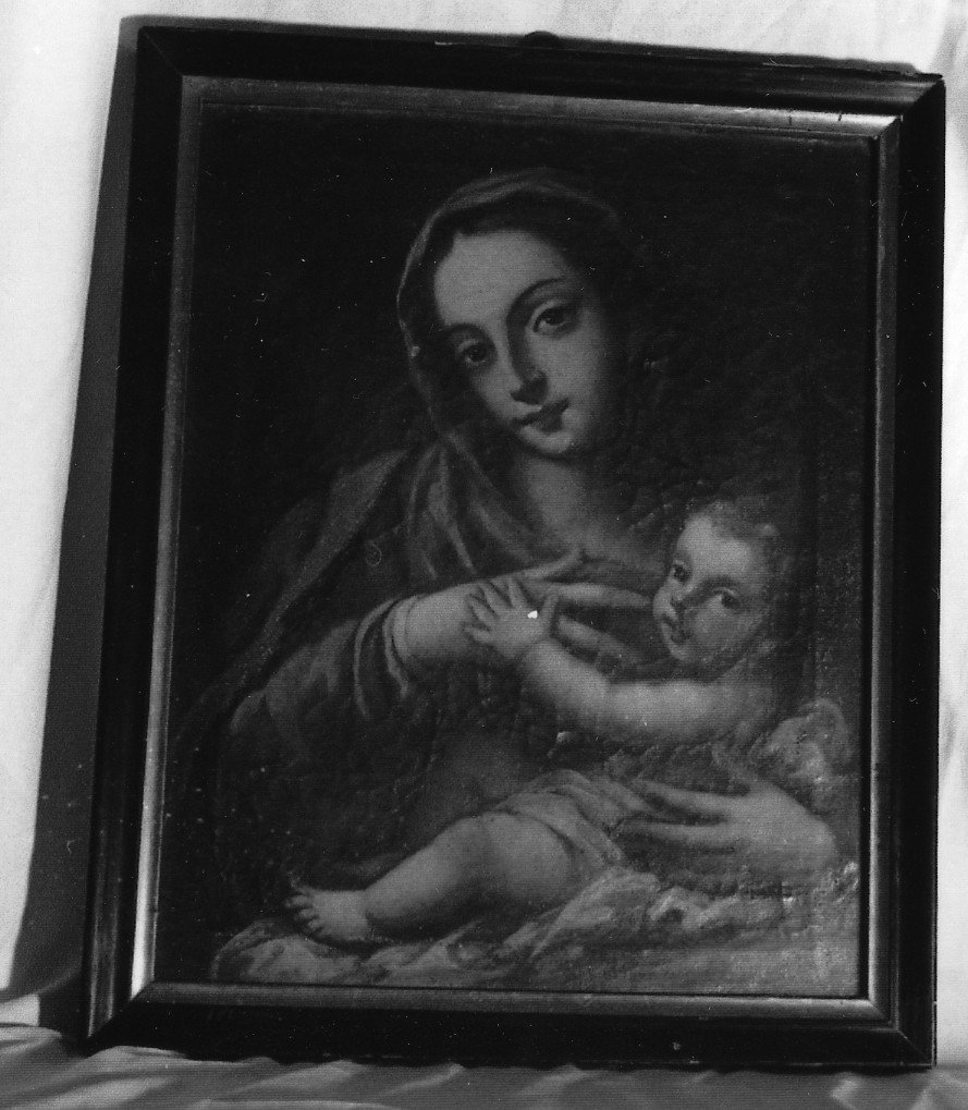 Madonna con Bambino (dipinto) - ambito piemontese (sec. XVIII)