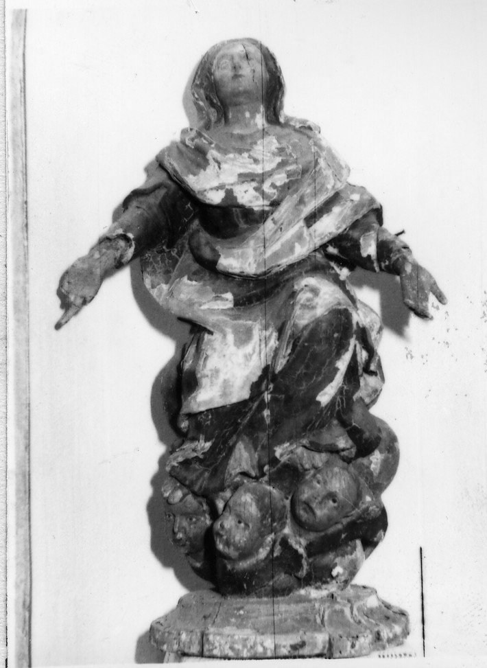 Madonna Assunta (scultura) - ambito sardo iberico (fine/ inizio secc. XVII/ XVIII)