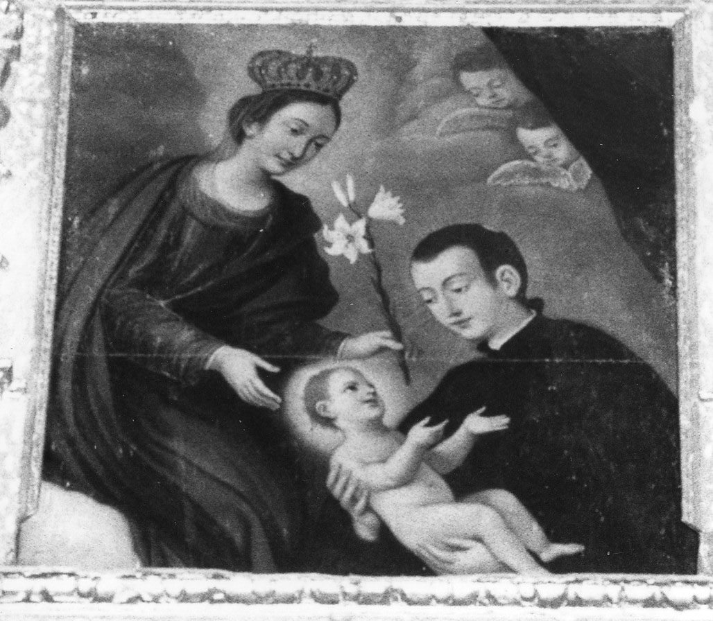 Madonna con Bambino e San Stanislao Kostka (dipinto) di Ruffino Gerolamo (attribuito) (prima metà sec. XVIII)