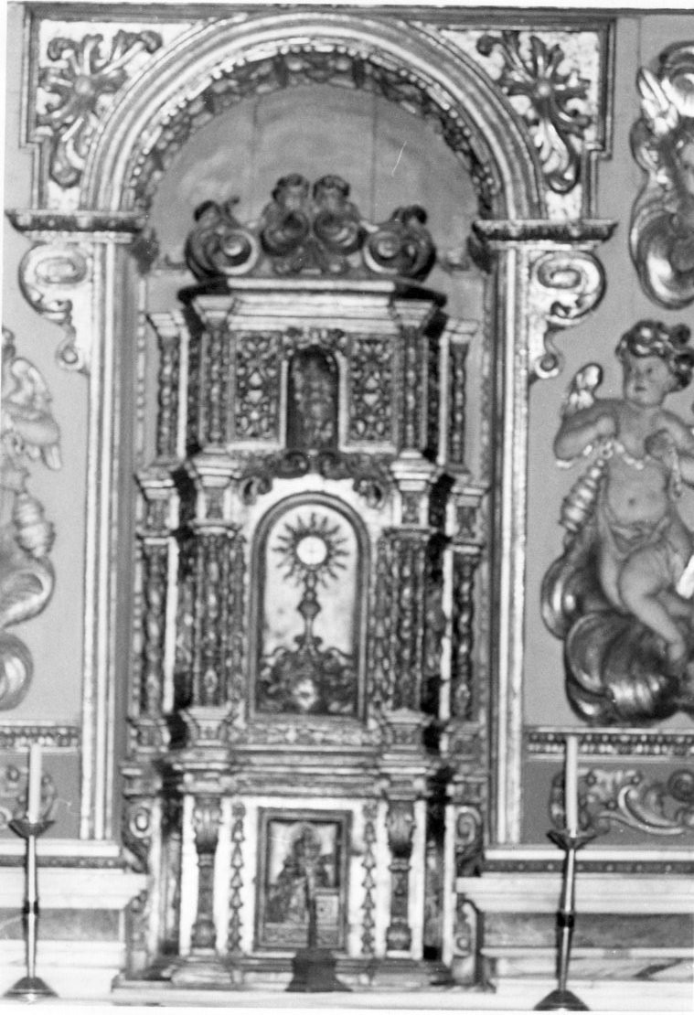 tabernacolo - ambito sardo iberico (prima metà sec. XVIII)