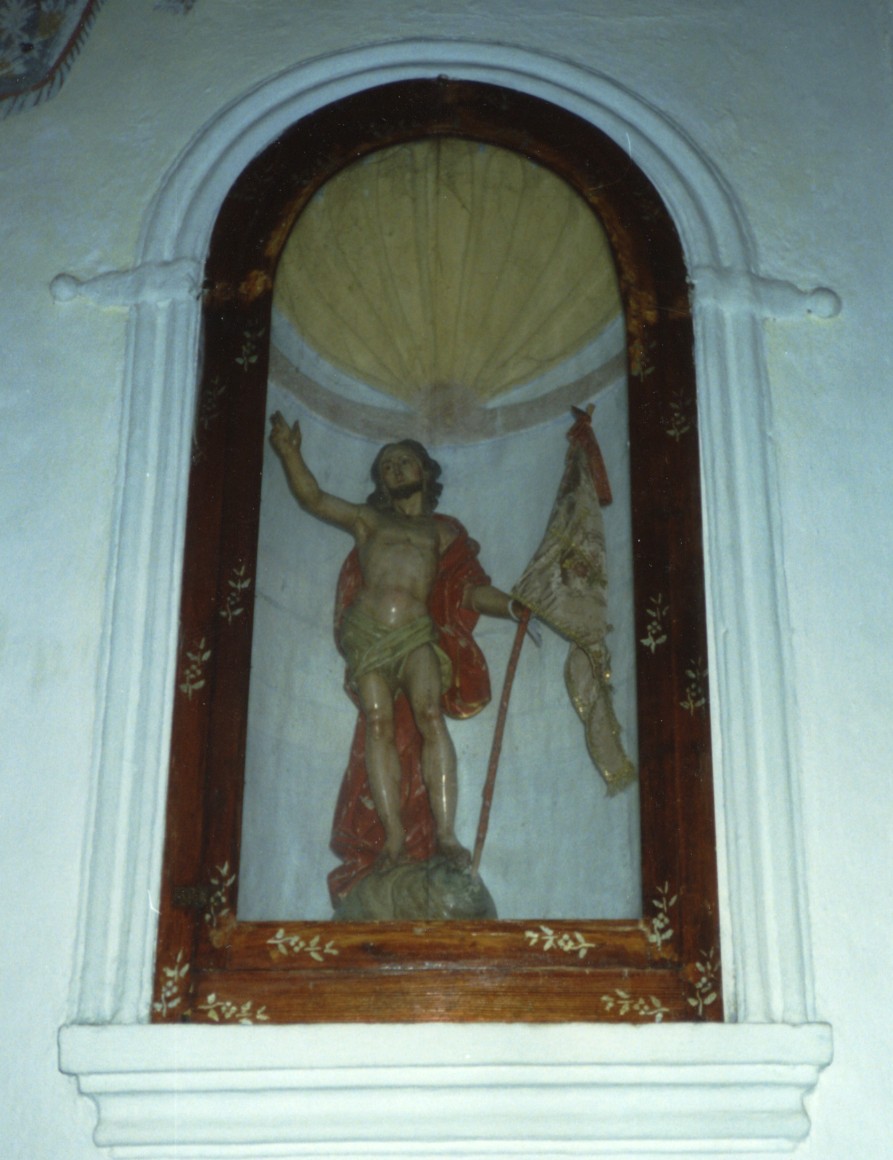 Cristo risorto (scultura) - bottega sardo-campana (sec. XVIII)