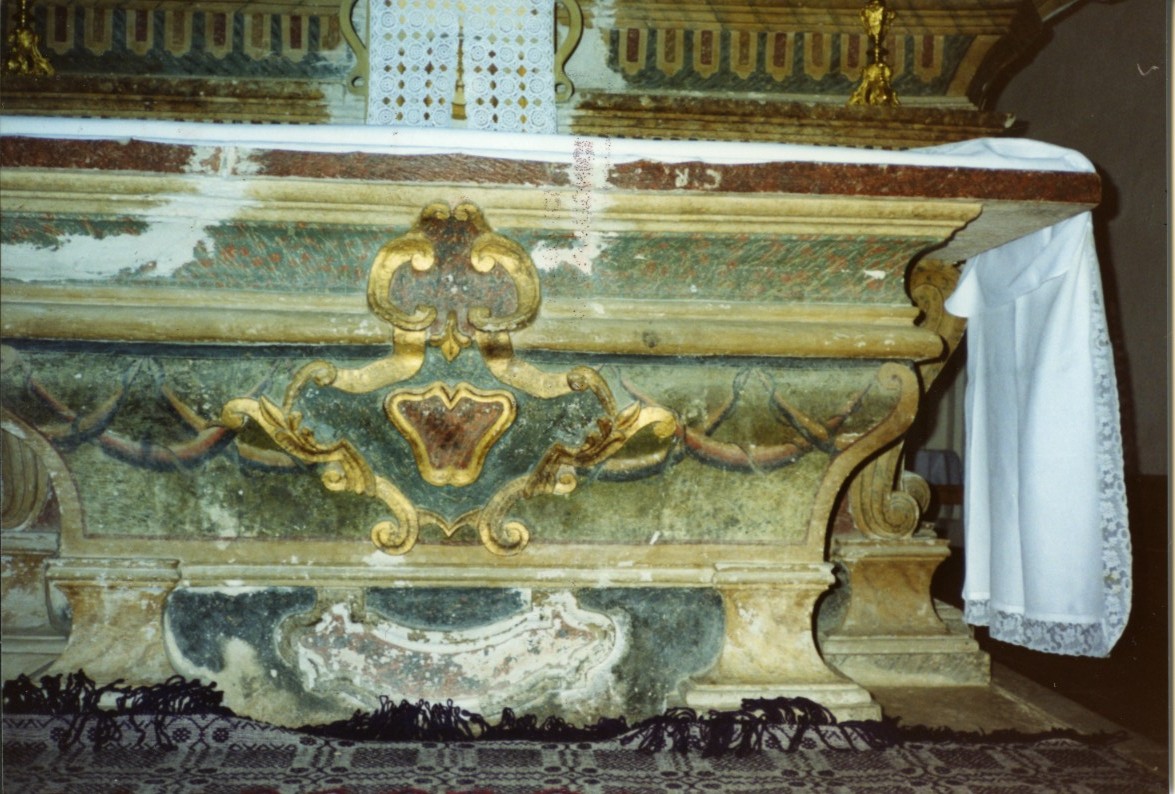 altare maggiore - ambito sardo iberico (fine/ inizio secc. XVII/ XVIII)