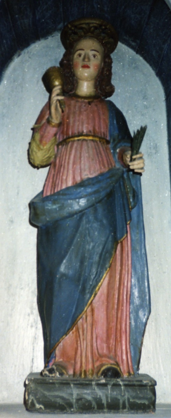 San Giovanni Evangelista (scultura) - ambito sardo iberico (seconda metà sec. XVII)
