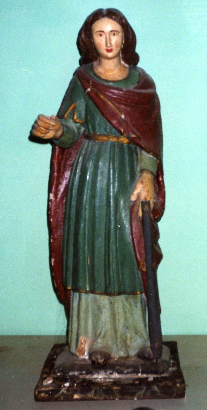 Santa Filomena Vergine e Martire (scultura) - ambito sardo iberico (seconda metà sec. XVII)