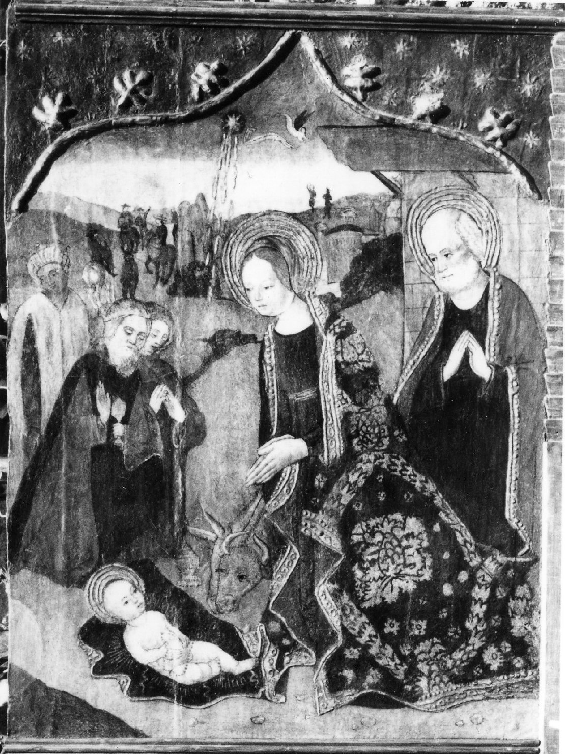 natività di Gesù (retablo) - ambito sardo iberico (inizio sec. XVI)