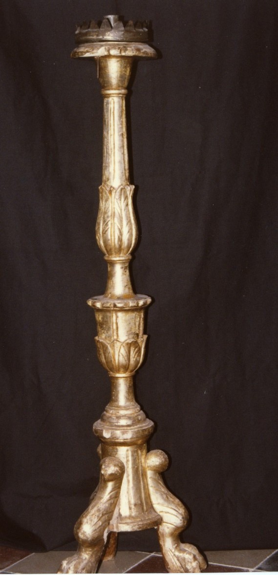 candelabro, serie - ambito italiano (seconda metà sec. XVIII)