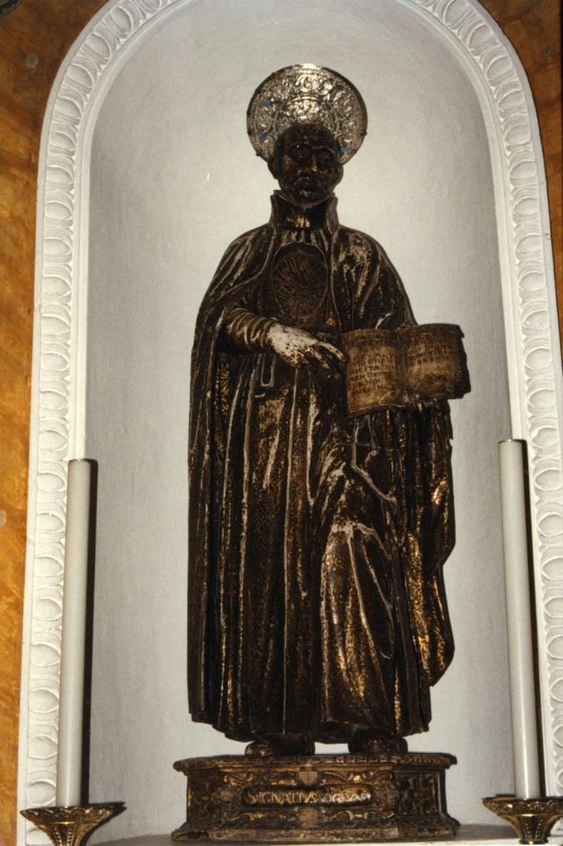 Sant'Ignazio di Loyola (statua) - ambito iberico (prima metà sec. XVII)