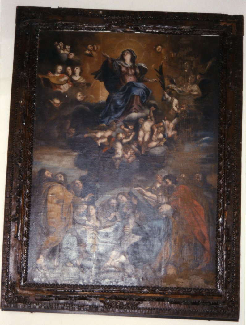 assunzione della Madonna (dipinto) - ambito sardo (sec. XVII)