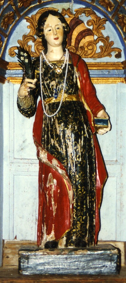 Santa Margherita (statua) - ambito sardo iberico (seconda metà sec. XVII)