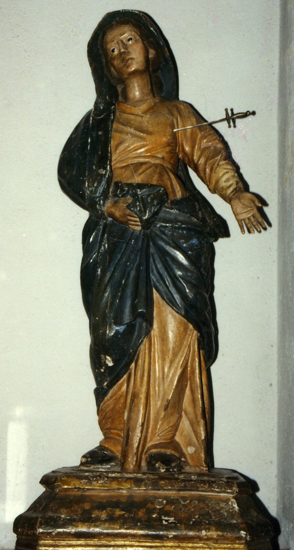 Madonna Addolorata (statua) - ambito sardo iberico (prima metà sec. XVIII)