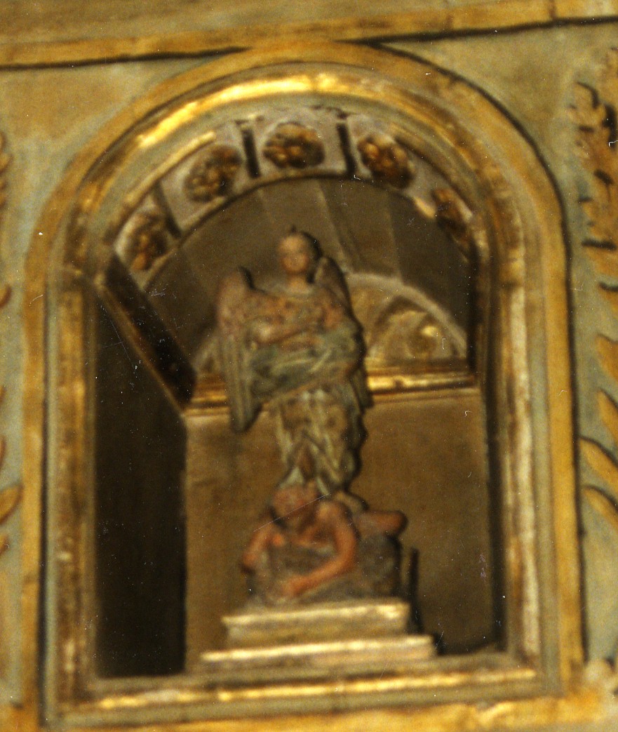 San Michele Arcangelo (statua) - ambito sardo iberico (seconda metà sec. XVIII)