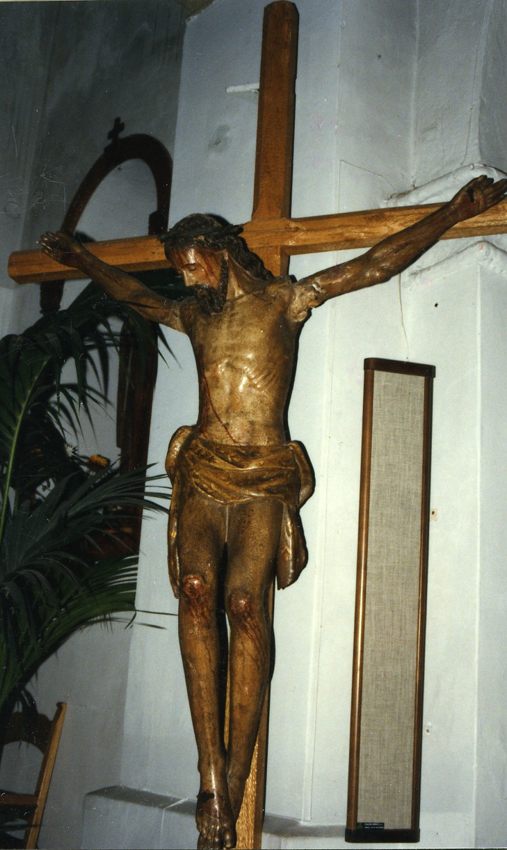 Cristo crocifisso (crocifisso) - ambito sardo iberico (fine/ inizio secc. XVII/ XVIII)