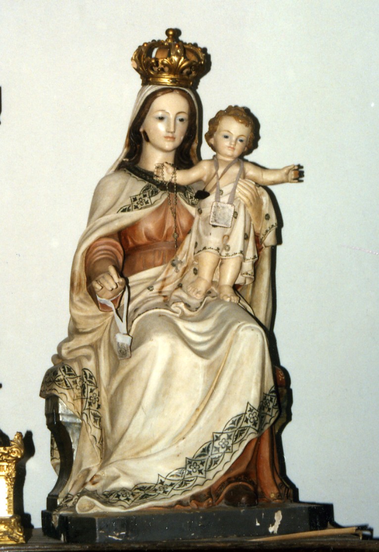 Madonna del Carmelo (statua) - ambito italiano (prima metà sec. XX)