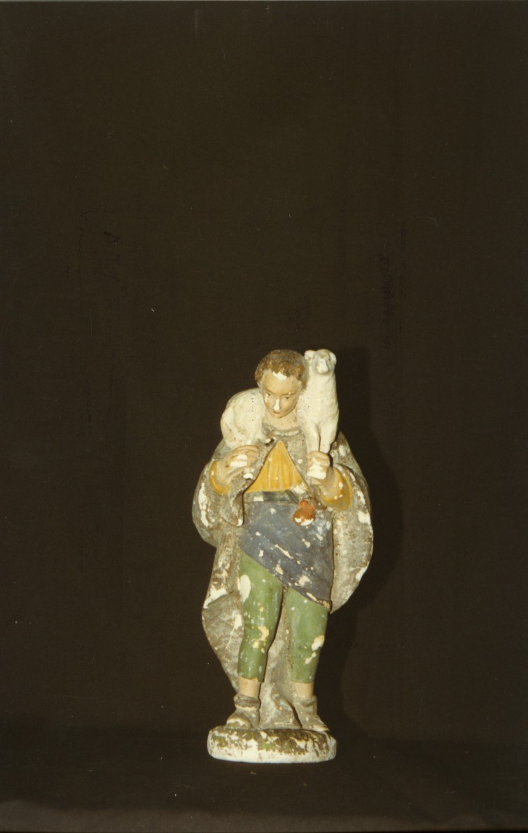 pastorello (statuetta di presepio) - ambito italiano (prima metà sec. XX)