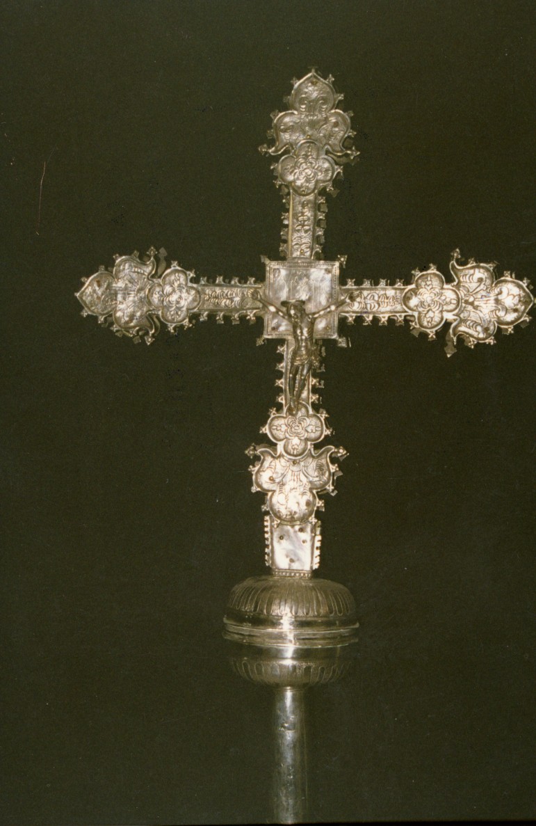 croce processionale - ambito sardo iberico (sec. XVI)