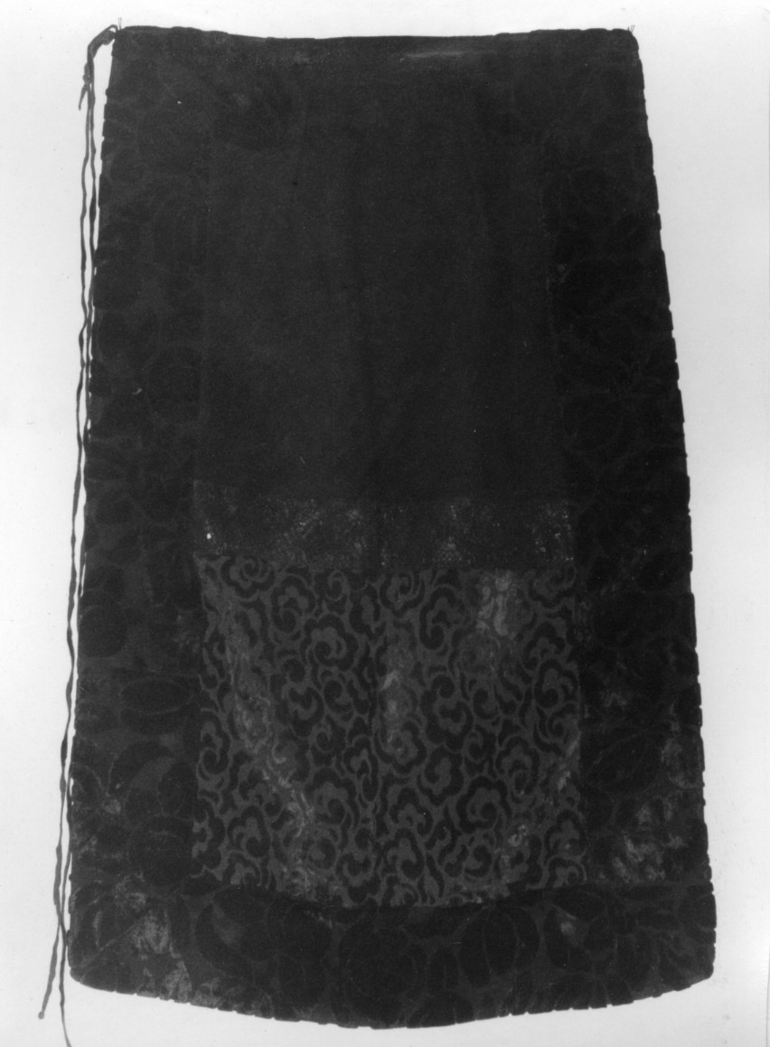 grembiule, costume femminile - manifattura sarda (sec. XIX)