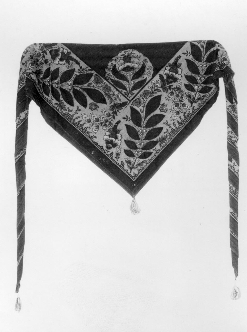 fazzoletto, costume femminile - manifattura sarda (sec. XIX)