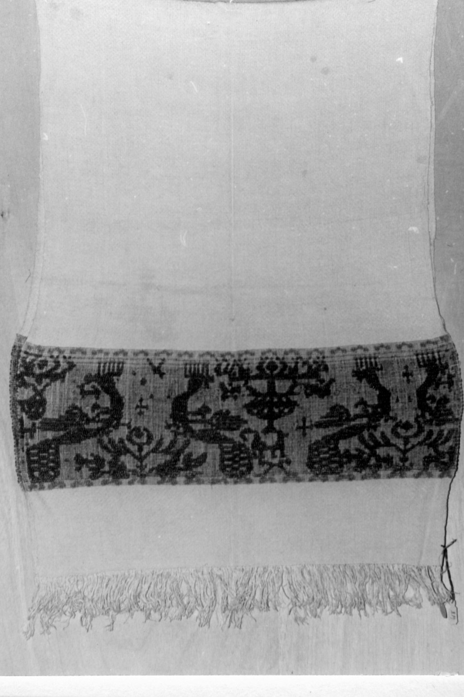 asciugamano, corredo domestico - manifattura sarda (sec. XIX)