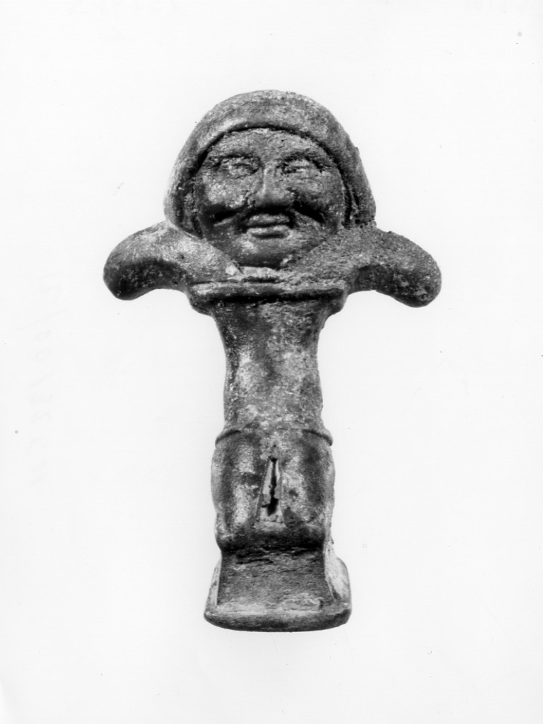 cista/ piede - produzione etrusca (secc. IV a.C.-III a.C)