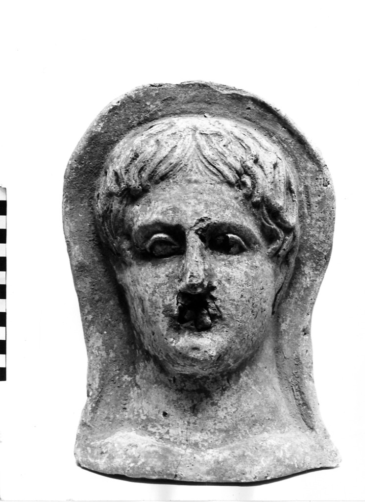 testa maschile votiva (sec. III a.C)