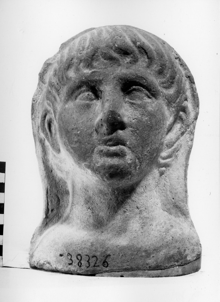 testa votiva maschile (sec. II a.C)