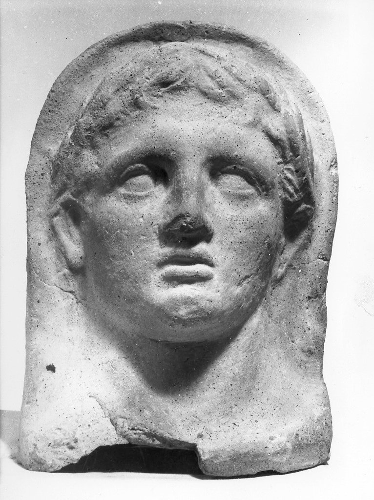 testa votiva maschile (sec. II a.C)