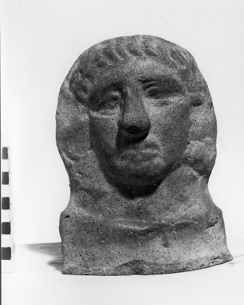 testa votiva maschile (secc. III a.C.-II a.C)