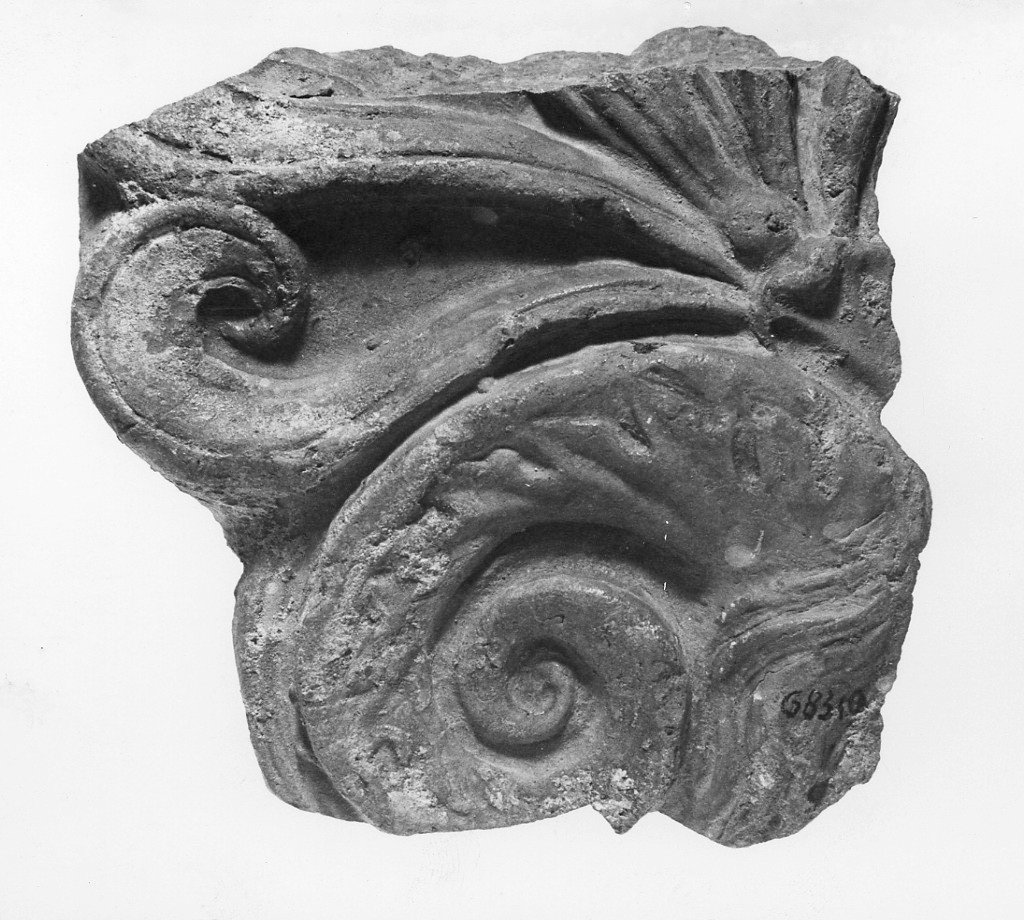 antefissa (inizio sec. I a.C)