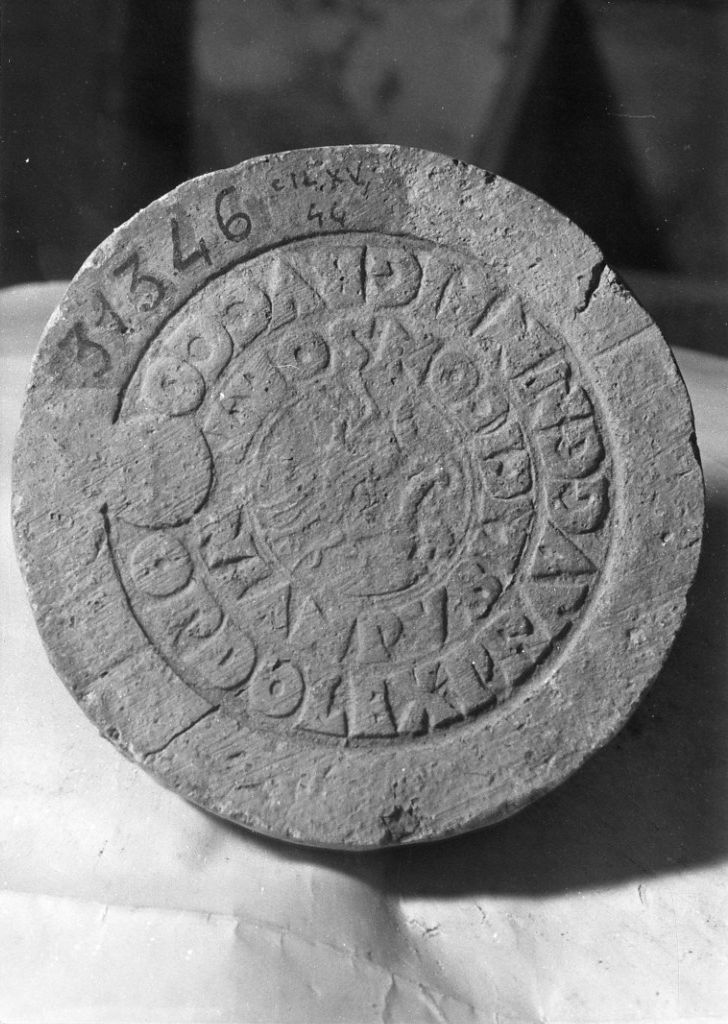 laterizio con bollo - figlinae Bucconianae (198 - 211 d.C)