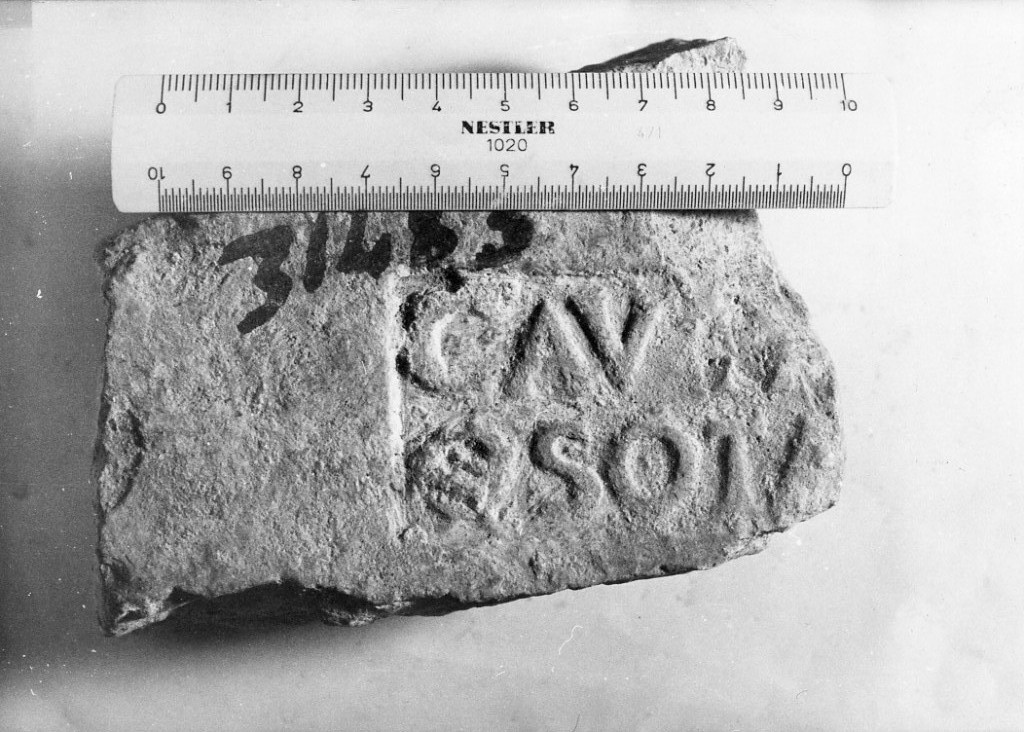 laterizio con bollo (60 - 93 d.C)