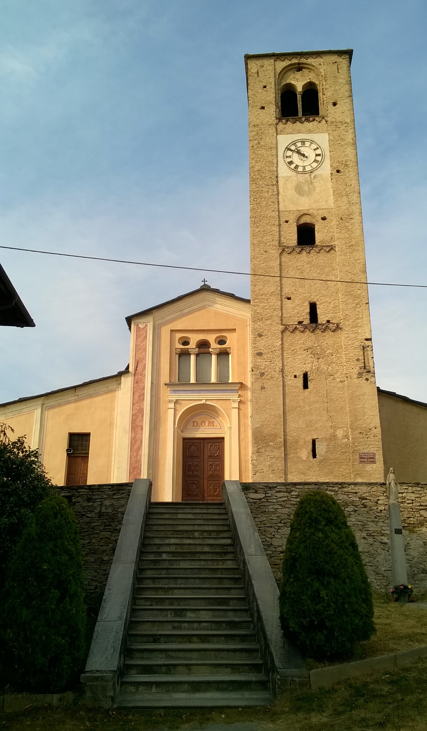 Chiesa di S.Giovanni Battista (chiesa, parrocchiale) - BAGNOLO PIEMONTE (CN)  (XVIII, metà)