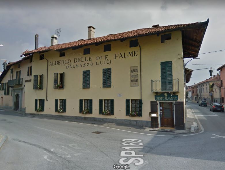 Albergo delle Due Palme (albergo) - Centallo (CN)  (XIX, seconda metà)