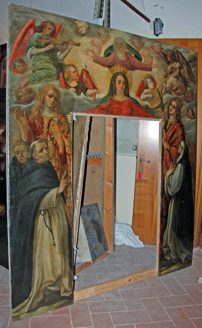 Dio Padre in gloria (dipinto) - ambito pisano (fine/ inizio secc. XVII/ XVIII)